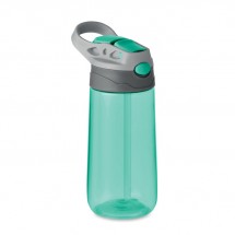 SHIKU Trinkflasche Tritan 450 ml transparent grün